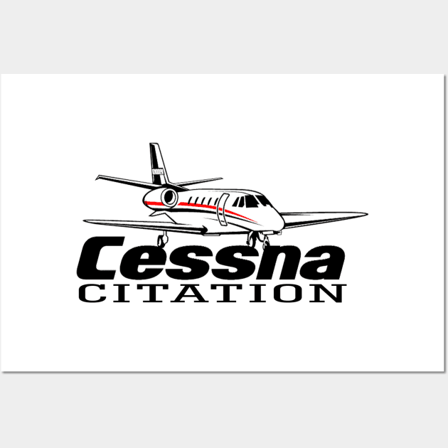 Cessna Citation Wall Art by Enzy Diva